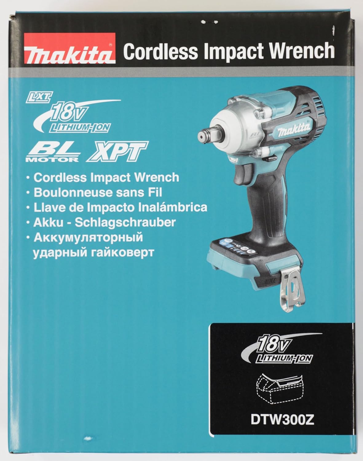 Makita DTW300Z 18V Brushless Cordless Impact Wrench – Batteries and Charger Not Included