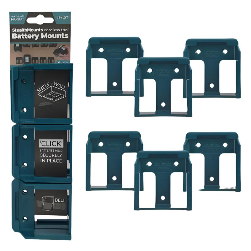 Makita 18V Wall-Mount Battery Organizer – Efficient and Accessible Power Storage