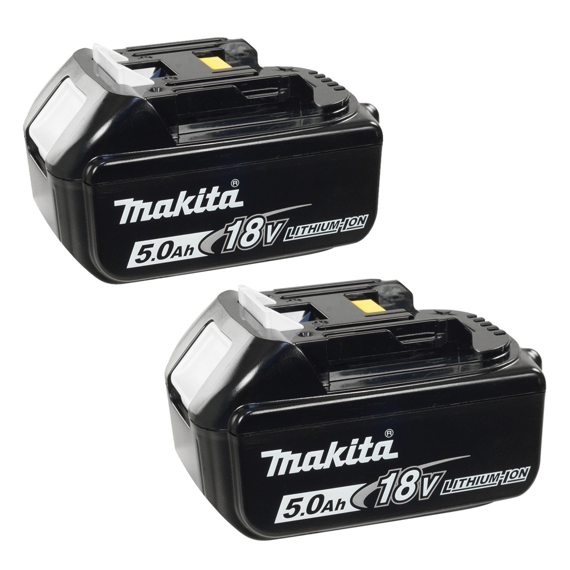 Makita 18V 5.0Ah Lithium-Ion Battery 2-Pack – High-Capacity Power for LXT Tools (Compatible with BL1860B, BL1860, BL1850)