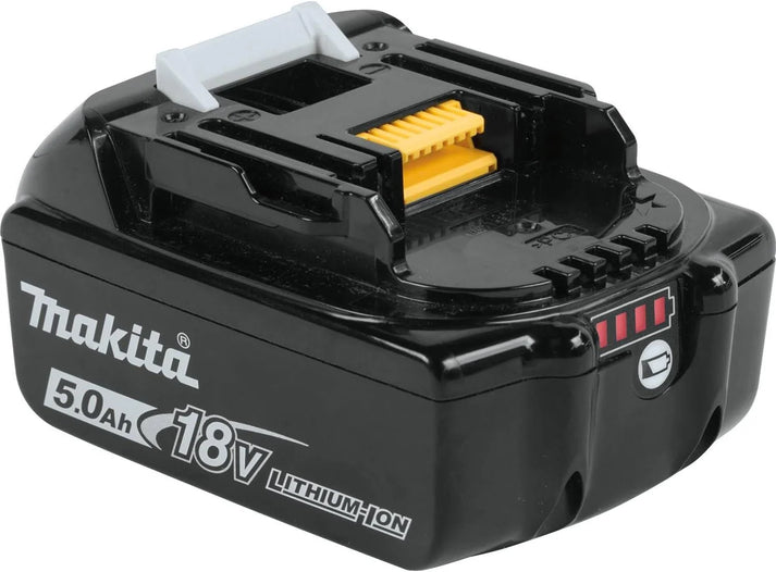 Makita 18V Power Kit – Includes 5.0Ah Battery, Rapid Charger, Type 3 Case, and Custom Inlay