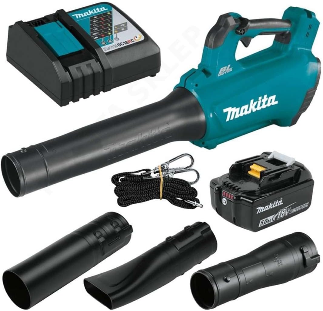 Makita DUB184RT 18V LXT Brushless Blower Set – Includes 1 x 5.0Ah Battery and Charger
